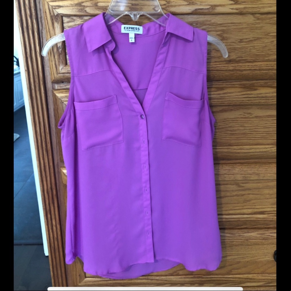 Bright purple tank from Express